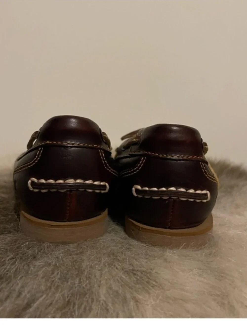 Timberland Brown Leather Boat Shoes